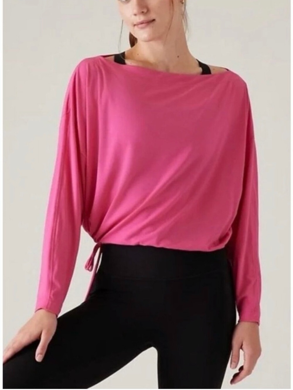 Athleta Cool Down Top in Hot Pink – XS